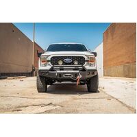 Road Armor 21-23 Ford F-150 Stealth Front Bumper w/Pre-Runner Guard - Tex Blk