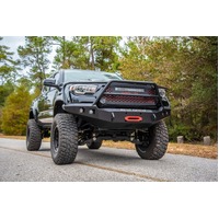 Road Armor 16-20 Toyota Tacoma Stealth Front Winch Bumper w/Lonestar Guard - Tex Blk