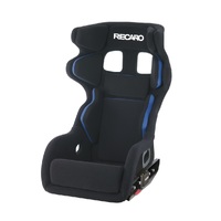 Recaro P1300 GT LW Lightweight Seat - Black Velour/White Logo