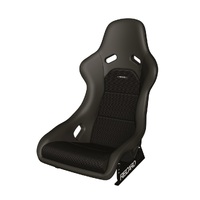 Recaro Classic Pole Position ABE Seat - Black Leather/Classic Corduroy