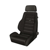 Recaro Classic LS Seat - Black Leather/Classic Corduroy