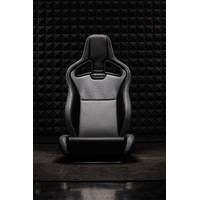 Recaro Cross Sportster ORV Passenger Seat - Black Vinyl/Grey Vinyl