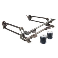 Ridetech Parallel 4-Link System Weld-in 4 Link Kit for 3/4 and 1 Ton Trucks Black Powdercoat