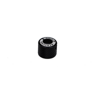 Ridetech Short Rebound Knob for HQ Shocks - Aluminum - Black