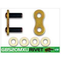 RK Chain GB520MXU-RIVET - Gold