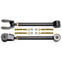 RockJock TJ/LJ/XJ/MJ Johnny Joint Adjustable Control Arms Front Upper Adjustable Greasable Pair