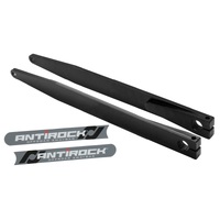 RockJock Antirock Fabricated Steel Sway Bar Arms 21in Long Slight Outward Bend w/ Stickers Pair