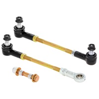 RockJock JL/JT Adjustable Sway Bar End Link Kit Front 8 1/2in Long Rods