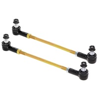 RockJock Adjustable Sway Bar End Link Kit 12 1/2in Long Rods w/ Sealed Rod Ends and Jam Nuts pair