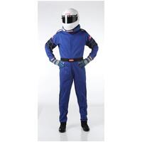 RaceQuip Blue SFI-1 1-L Suit - Small