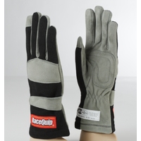 RaceQuip Black 1-Layer SFI-1 Glove - Small