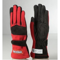 RaceQuip Red 2-Layer SFI-5 Glove - Medium