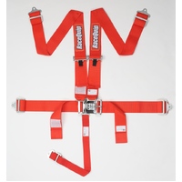 RaceQuip Red L & L 5pt Seat Belt