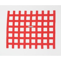 RaceQuip Red Ribbon Window Net