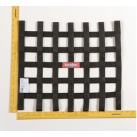 RaceQuip Black 15 X 18 SFI Ribbon Net