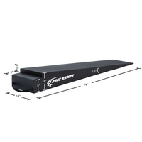 Race Ramps 8in. Extra Long Trailer Ramp - 6.3 Degree Approach Angle