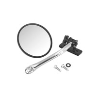 Rugged Ridge 97-18 Jeep Wrangler Stainless Steel Round Quick Release Mirror Relocation Kit