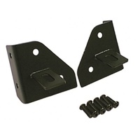 Rugged Ridge 76-95 Jeep CJ/YJ Black Windshield Hinge Light Brackets