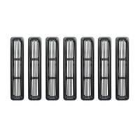 Rugged Ridge Billet Grille Inserts Black 97-06 Jeep Wrangler