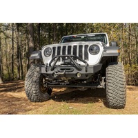 Rugged Ridge HD Bumper Stubby Front 07-18 Jeep Wrangler JK 18-20 Jeep Wrangler JL 2020 JT