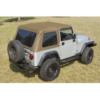 Rugged Ridge Bowless XHD Soft Top Spice 97-06 Jeep Wrangler TJ