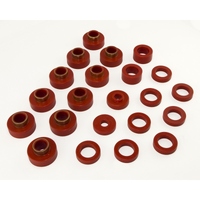 Rugged Ridge Body Mount Kit Red 80-86 CJ7 22 Pieces