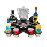 SeaSucker Double Decker Party Barge Portable Bar - Black