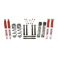 Skyjacker 97-02 Jeep TJ 4in D-Rate Long Travel Kit w/ Adj. FR/RR Lower Flex Links/Hydro 7000 Shocks