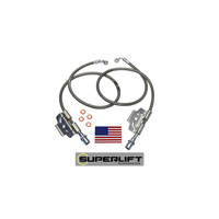 Superlift 03-13 Dodge Ram 2500/3500 w/ 4-6in Lift Kit (Pair) Bullet Proof Brake Hoses