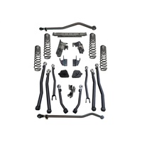 Superlift 18-23 Jeep Wrangler Unlimited 4in JLU Long Arm Kit - Shadow Shocks