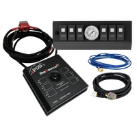 Spod 09-18 Jeep Wrangler JK SourceLT w/ Air Gauge and Green LED Switch Panel