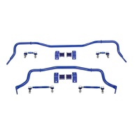 SuperPro 2015 Ford Mustang GT Front / Rear 35mm F/25mm R Adj. Sway Bar and Link Set