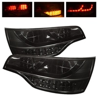 Spyder GMC Sierra 19-20 LED Model Only LED Tail Lights - Black Smoke ALT-YD-GS19LED-LED-BSM