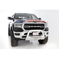 Stampede 19-23 Ram 1500 (Excl. Rebel/TRX) Vigilante Premium Hood Protector - Flag