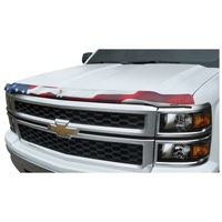 Stampede 2011-2014 GMC Sierra 2500 HD Vigilante Premium Hood Protector - Flag