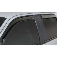 Stampede 2019 Chevy Silverado 1500 Crew Cab Pickup Snap-Inz Sidewind Deflector 4pc - Smoke