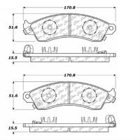 C-Tek 94-04 Ford Mustang Ceramic Front Brake Pads