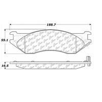 C-Tek 99-03 Ford F-150 Ceramic Front Brake Pads