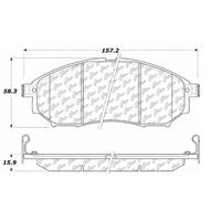 C-Tek 11-12 Nissan 350Z Ceramic Front Brake Pads