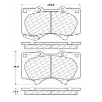 Centric C-TEK 03-19 Lexus GX Ceramic Front Brake Pads w/Shims