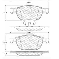 C-Tek 04-13 Mazda 3 Ceramic Front Brake Pads