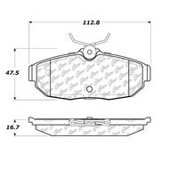 Centric C-TEK 05-11 Ford Mustang Ceramic Front/Rear Brake Pads w/Shims