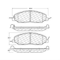 Centric C-Tek 2011-2014 Ford Mustang Ceramic Front Brake Pads