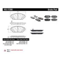 Centric C-TEK Ceramic Brake Pads w/Shims - Front