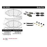 PosiQuiet 14-15 Audi S3 Semi Metallic Front Brake Pads