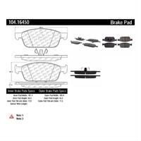 PosiQuiet 13 Ford Escape 1.6L 4WD/2.0L Deluxe Plus Front Brake Brake Pads