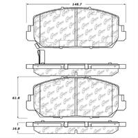 PosiQuiet Ceramic Brake Pads