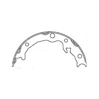 Centric 2015-2016 Subaru Impreza Parking Brake Shoes