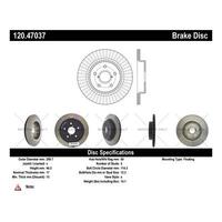 Centric 15-17 Subaru Legacy Rear Premium Performance Brake Rotor