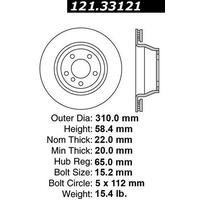 Centric C-Tek Standard Brake Rotor - Rear